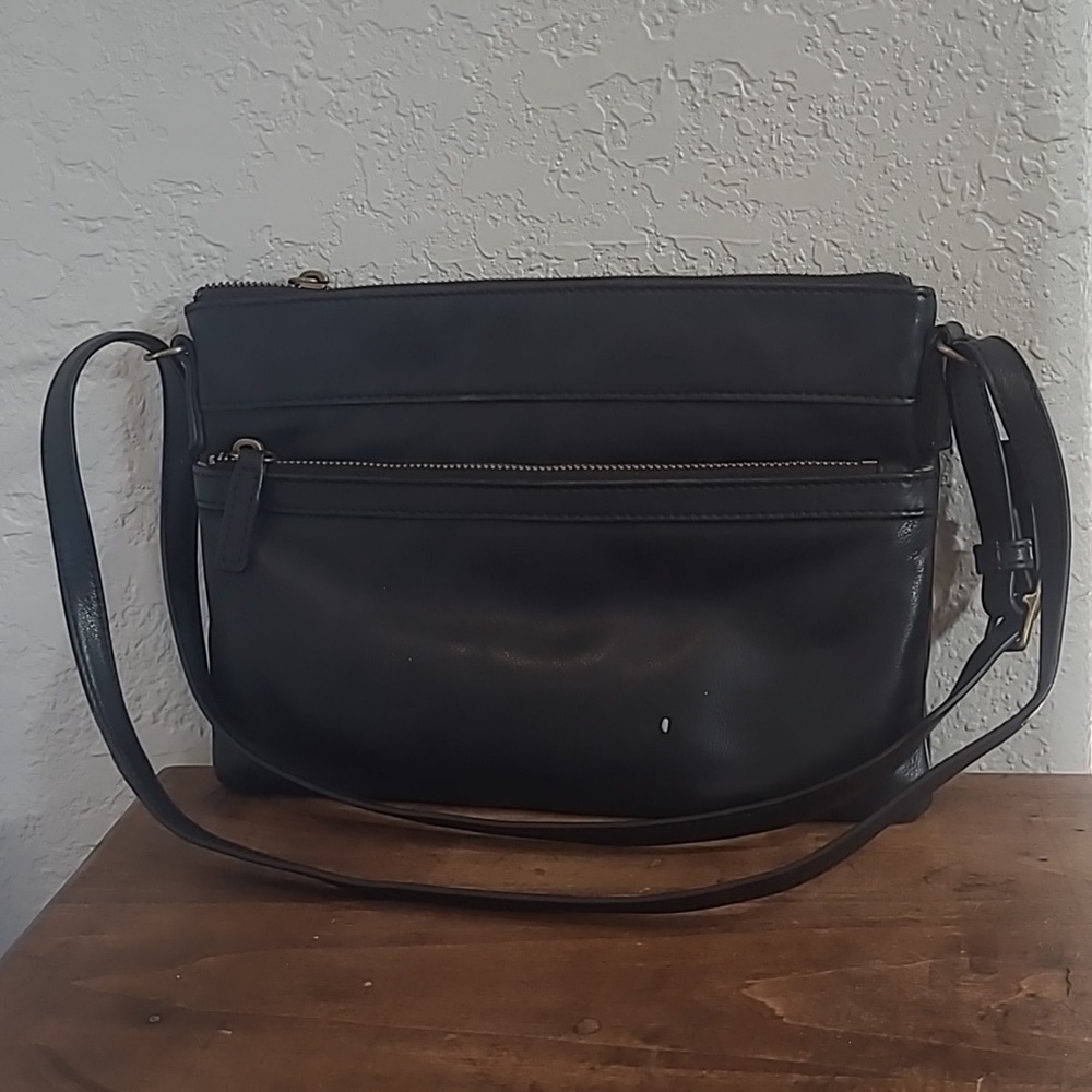 Margot Black Leather Purse Women's Small Shoulder Bag